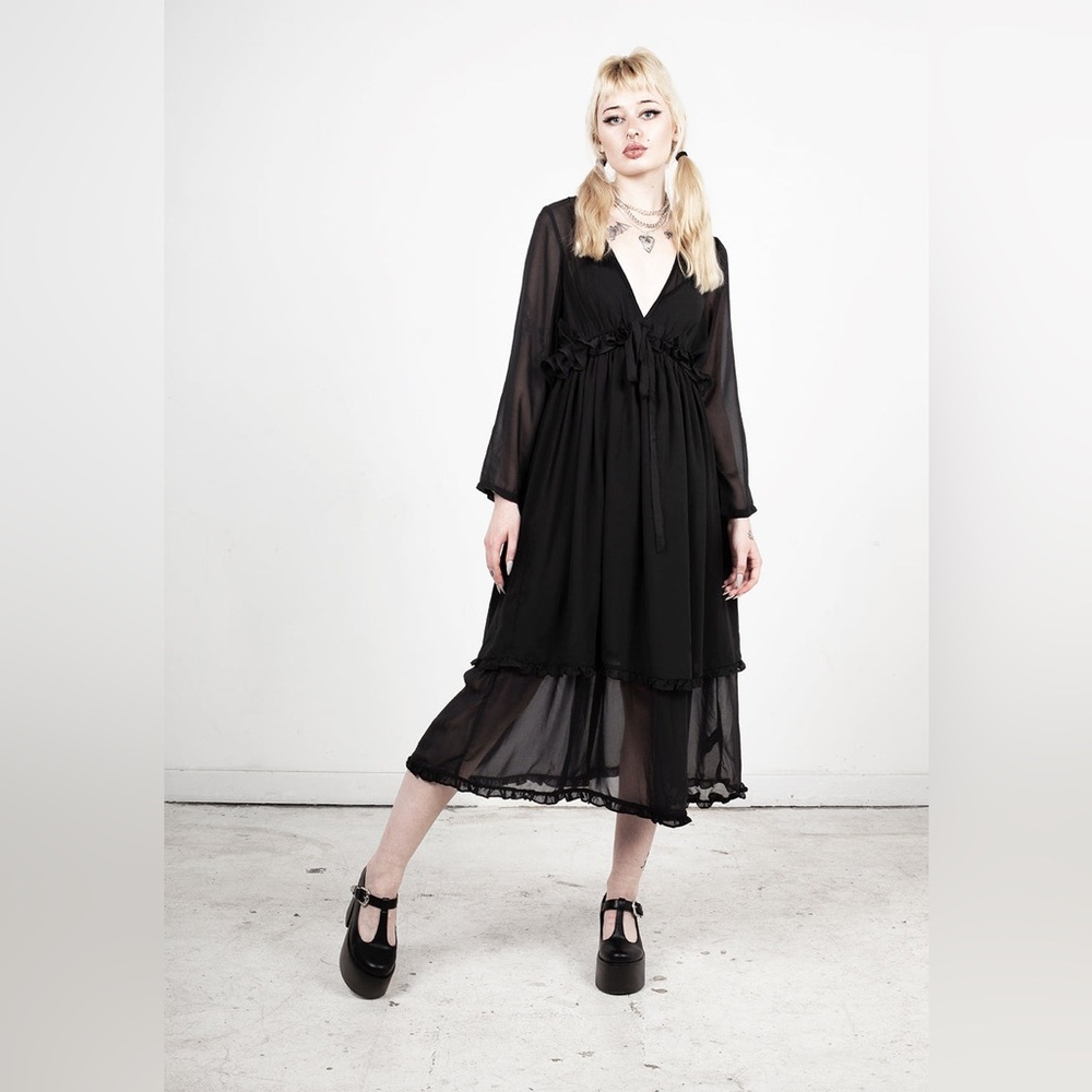 NWT Disturbia Sacrifice Floaty Maxi Dress UK 20 / US 16 - Picture 7 of 7